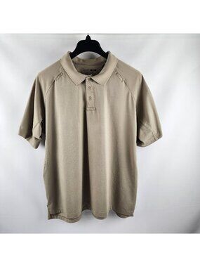 5.11 Tactical Shirt Men 2XL Tan Performance S/S Polo 71049-160
